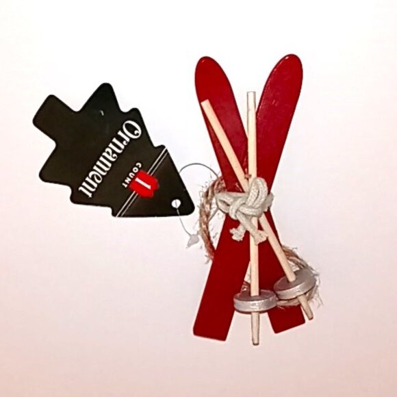 🎯 10 for $12 / Ski Christmas Tree Ornament - Picture 7 of 9